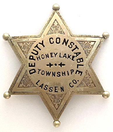 Honey Lake Twp Lassen Co. Dep. Constable