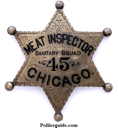 Meat Insp. 45 Sanitary Squad badge