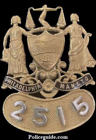 Philly hat badge 2515