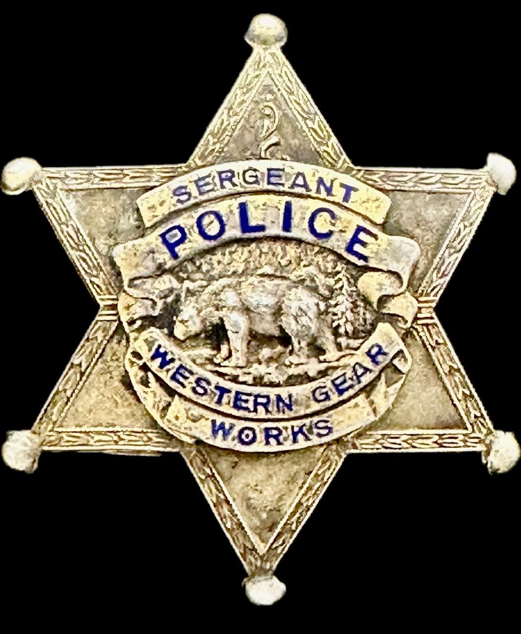Western Gear Works Sergeant Police.  In San Francisco, Western Gear reduction gear boxes were incorporated to power the drums that move 21,500 feet of underground mechanical cable to operate the city's cable car system. Gear boxes made by Western Gear also powered many of the unlimited hydroplanes that raced on Lake Washington in the 1950s, including the Slo-mo-shun boats. Western Gear experts stood by on race weekends to make emergency repairs if needed for a boat to stay in the race.  Meanwhile, the company negotiated with Global Marine Corporation of California for a large contract to design and build shipboard heavy lift machinery to raise 14 million pounds of material from the Pacific Ocean floor 17,000 feet below. The machinery would be installed on the Hughes Glomar Explorer. Nothing like this had ever been done before. Western Gear won the contract and people came back to work, some after only two weeks of layoff.  Howard Hughes’s Summa Corporation was building the ship and a mechanical mining machine to harvest mineral-rich manganese nodules. The 619-foot-long Glomar Explorer would carry high-strength stainless-steel 60-foot pipe sections with threaded ends to join them together. The pipe string was suspended through a center opening in the hull of the ship, with the mining machine attached at the end. The Western Gear heavy lift system raised and lowered the pipe, joined the pipe sections together, and supported the weight of suspended pipe string and mining machine. A gimbal allowed swivel motion, and heave compensators worked as shock absorbers to prevent ship movement caused by waves from damaging the pipe string.  Western Gear designed and built all the machinery and electronic control system to do the job. Ten 6-foot-tall enclosures housed more than 2,000 printed circuit boards that controlled the operation of 48 hydraulic pumps and operation of the lift system. At the time this was the largest hydraulic system ever built.  Howard Hughes was the customer and required top-level secrecy. Global Marine engineers had offices on site at Western Gear in a building that had housed Civil Defense offices through the 1940s and 1950s. A secure conference room with boarded-over windows, sound proofing, and a secure dual-door entrance was prepared for project meetings. To support the mining story, Global Marine engineers handed out manganese nodules to Everett people working on the project.