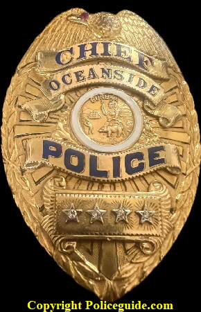 Chief Oceanside Police shield