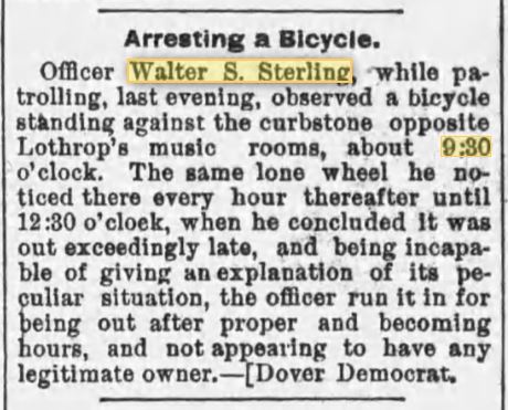 Fall-River-Daily-Evening-News-August-1--1895-Bicycle-Arrested