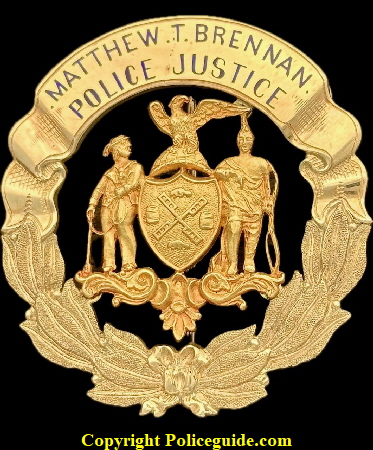 Matthew T. Brennan Police Justice shield 2