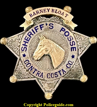 Contra Costa Sheriffs Posse Barney Float