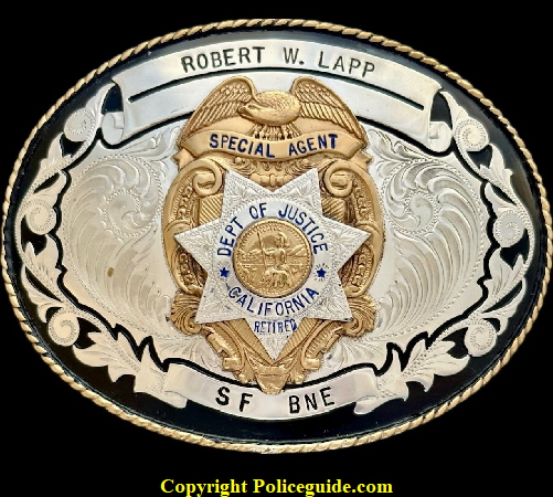 Robert Lapp Special Agent DOJ San Francisco  Bureau of Narcotic Enforcement Office.