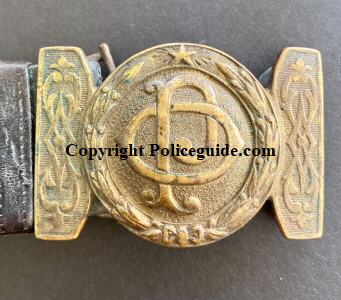 Early Oakland Police belt buckle.
