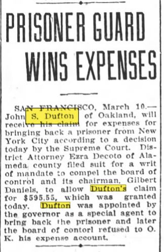 Oakland Tribune March 11, 1923 Gov
