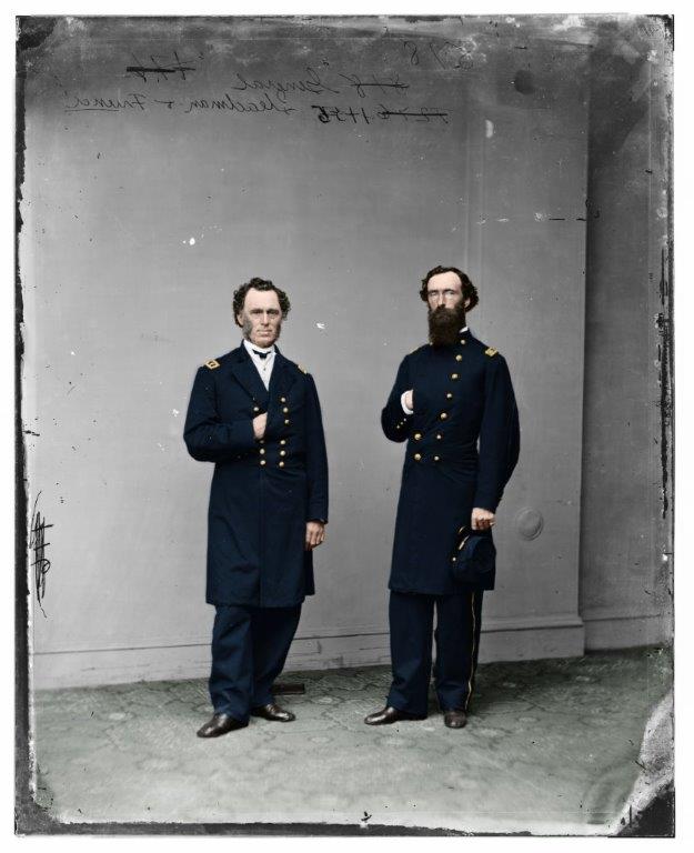 James Blair Steedman posing with S.B.Moe