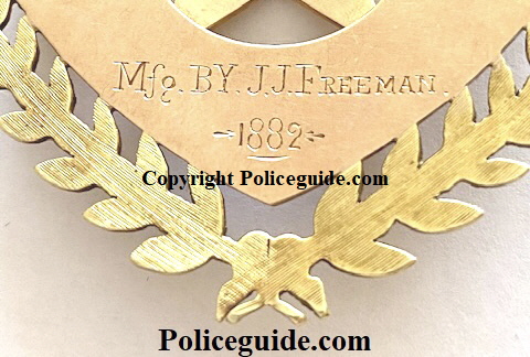 Steedman Toledo Chief of Police badge .
