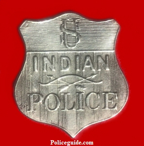 US Indian Police Badge300