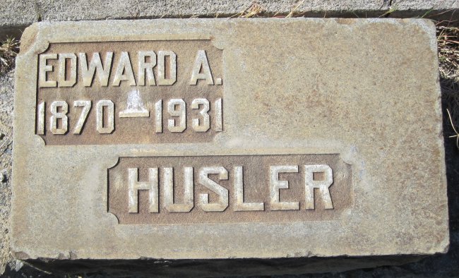 Husler grave marker