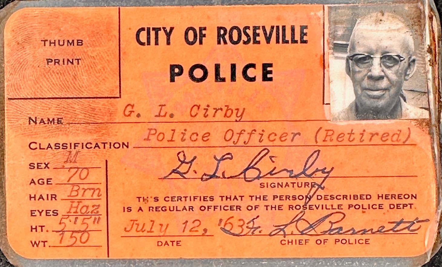 G. L. Cirby RPD ID