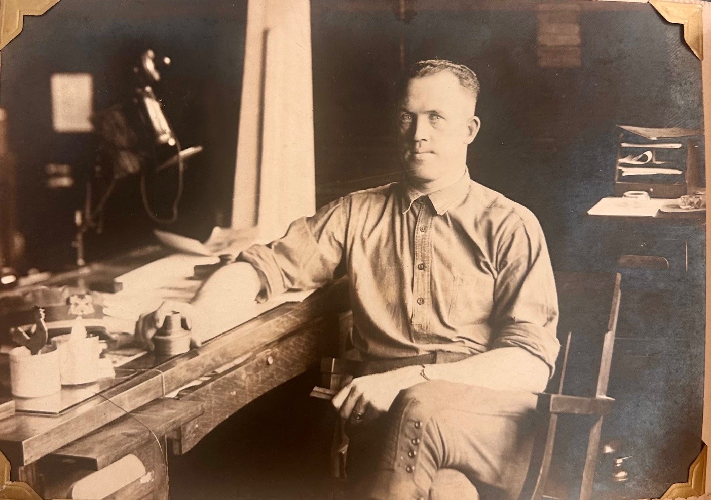 Naval Air Force pilot Wm. P. Sullivan who piloted planes and blimps during WWI Naval Air Force pilot Wm. P. Sullivan who piloted planes and blimps during WWI