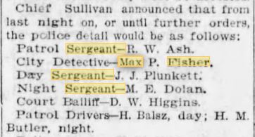 Fisher City Det Sac Bee January 17, 1900