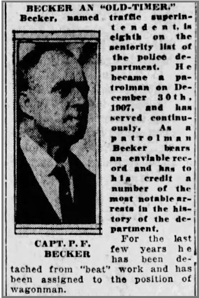 Becker Sac Bee 31 Jan 1925 pg 1