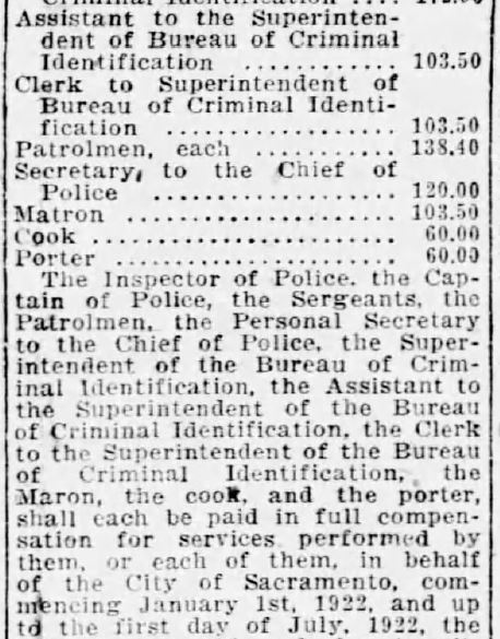 Sacramento Star 7 Nov 1921 pg 7  2-2