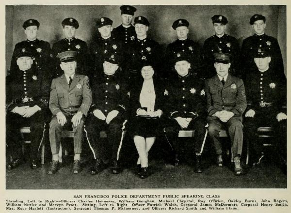 1932SFPD-PublicSpeakingClass