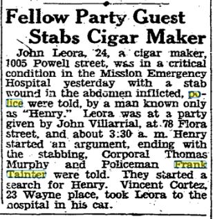 SF Chron Aug 12 1929 Article