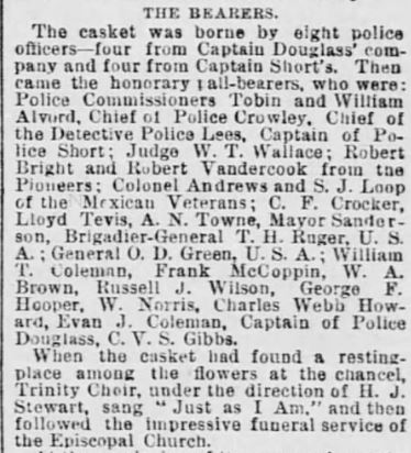 SF Call Dec. 1, 1891 Funeral 2