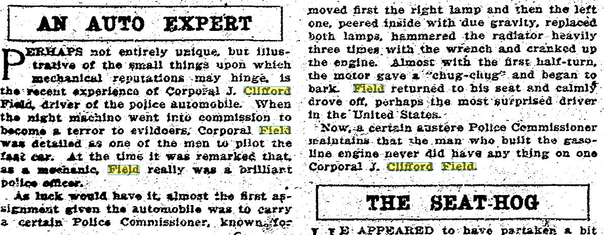 San Francisco Chronicle December 28, 1913