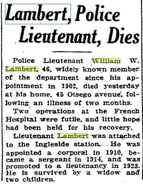 San Francisco Chronicle December 9, 1926