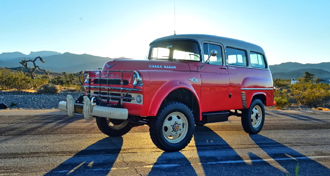 1957 Dodge Town Wagon Power Wagon W 100, 315 Hemi, Automatic Load Flite Transmission.