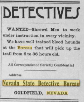 Tonopah Bonanza 10 Dec 1904 ad