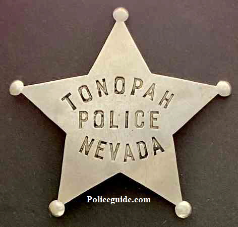 Tonopah Police badge .