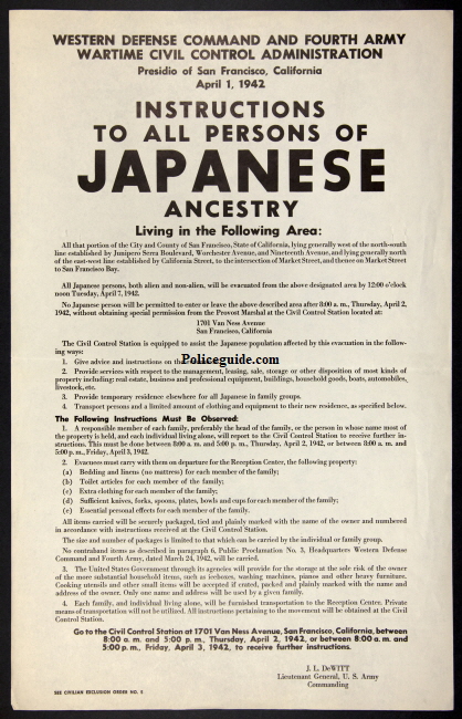 Instruction to Japanese poster