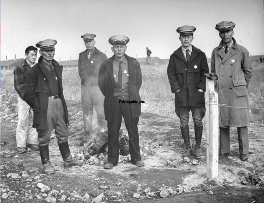 Guards at the Japanese internment camp in Tule Lake. Getty Images