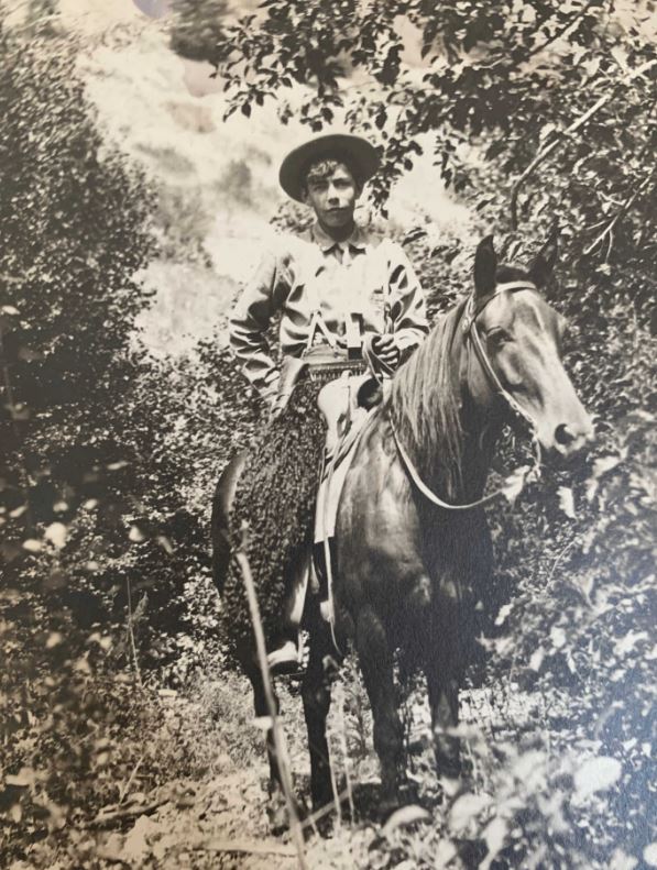 Picture on horseback
