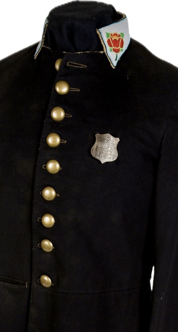 Indian police shield