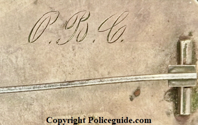 Worcester Police heart initials Worcester Police heart initials